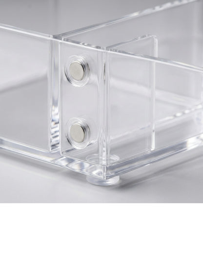 Boont Clear Acrylic Magnetic Modular Cosmetic Pods Set of 5 - Detail view